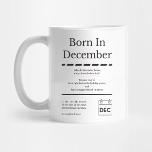 Born in December Mug